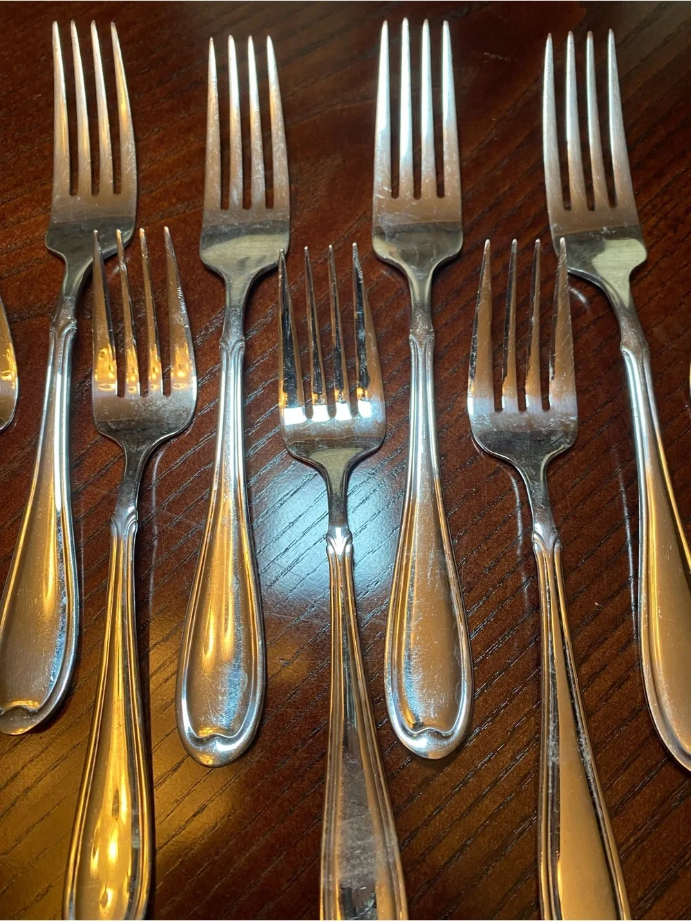 Wallace 18/10 Stainless Steel Flatware 8 piece  Set 45 pieces